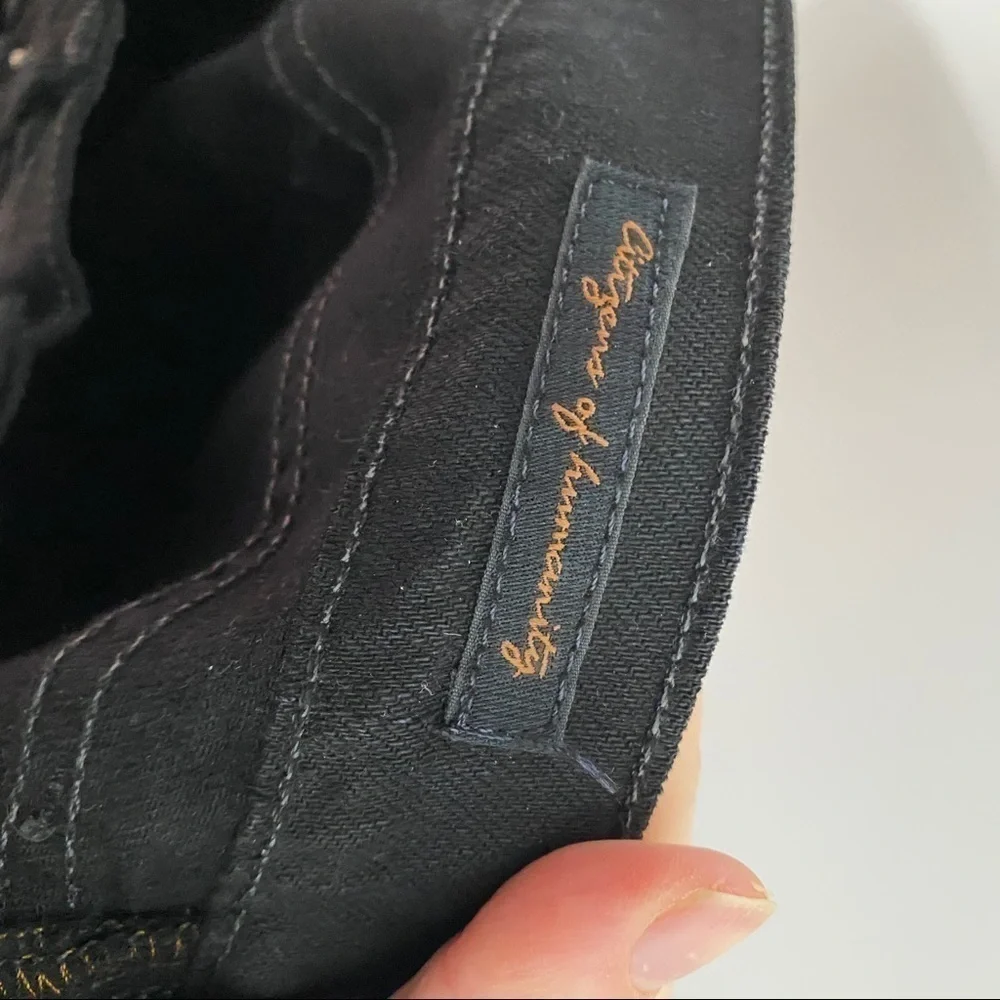 Citizens of Humanity Black Flare Jeans Sz 25